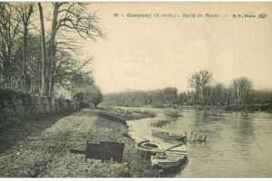 CP 10 Chateau chemin halage Bord de Marne 1912