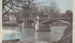 pont entre-deux-guerres colorisé