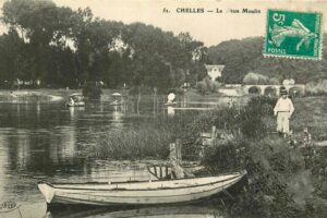 vieux moulin vu de Gournay 1905